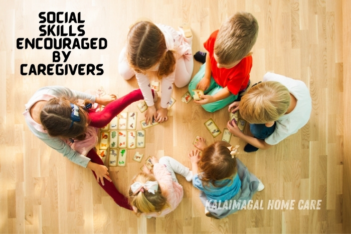 developing social skills through guided play activities, supported by Kalaimagal Home Care's experienced caregivers