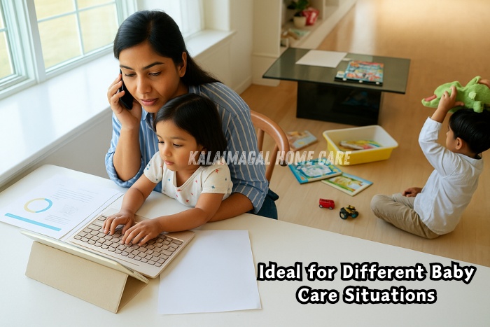 Kalaimagal Home Care’s reliable baby care services in Coimbatore – ideal support for working parents and multitasking families