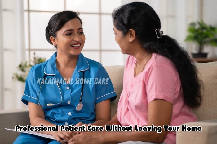 Professional in-home care consultation image used in informational content by Galaxy Interior Designers in Chennai