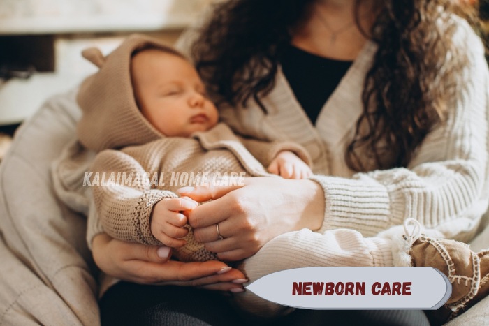 Kalaimagal Home Care in Coimbatore providing gentle and safe newborn care services at home