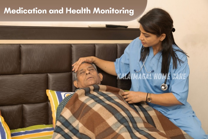 Kalaimagal Home Care in Coimbatore providing medication support and health monitoring services at home